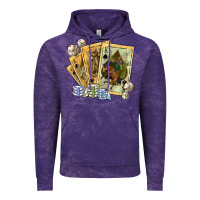 Cloud Purple western rodeo playing cards tbw Vintage Hoodie - texasbilliewilder