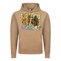 Vintage Coffee western rodeo playing cards tbw Vintage Hoodie - texasbilliewilder