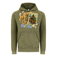 Vintage Olive western rodeo playing cards tbw Vintage Hoodie - texasbilliewilder