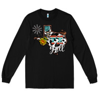 Black tx yall western Long Sleeve Tee - CowhideDigitalArt