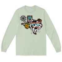 Matcha tx yall western Long Sleeve Tee - CowhideDigitalArt