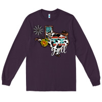 Plum tx yall western Long Sleeve Tee - CowhideDigitalArt
