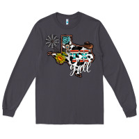 Smoke tx yall western Long Sleeve Tee - CowhideDigitalArt