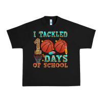 Black i tackled 100 days of school basketball Urban Heavy Tee - Zillion Design Studio