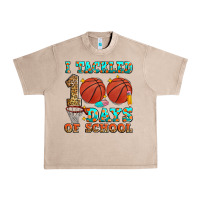 French Oak i tackled 100 days of school basketball Urban Heavy Tee - Zillion Design Studio