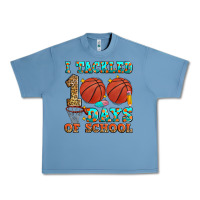 Pebble Blue i tackled 100 days of school basketball Urban Heavy Tee - Zillion Design Studio