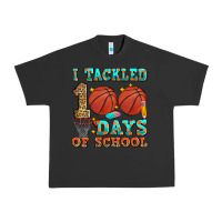 Pigment Black i tackled 100 days of school basketball Urban Heavy Tee - Zillion Design Studio