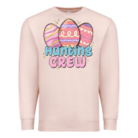 Pale Pink hunting crew Premium Sweatshirt - MaliasSmallBusiness