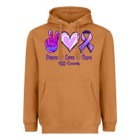 Meerkat Peace Love Cure All Cancers Heavyweight Hoodie - Jasminsmagicworld