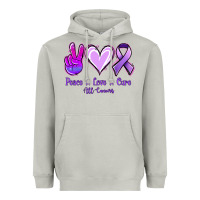 Moon Dust Peace Love Cure All Cancers Heavyweight Hoodie - Jasminsmagicworld