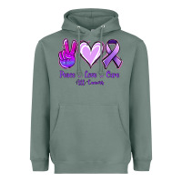 Sage Peace Love Cure All Cancers Heavyweight Hoodie - Jasminsmagicworld
