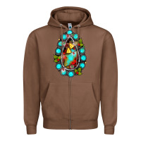 Chestnut gemstone christmas Zipper Hoodie - JahusDesignShop