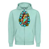 Seafoam gemstone christmas Zipper Hoodie - JahusDesignShop