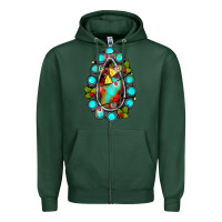 Sports Green gemstone christmas Zipper Hoodie - JahusDesignShop