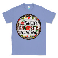 Colony Blue christmas santas favorite secretary    light Classic Tee - AdoDesignShop