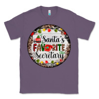Lavender christmas santas favorite secretary    light Classic Tee - AdoDesignShop