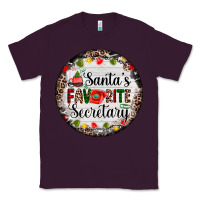 Plum christmas santas favorite secretary    light Classic Tee - AdoDesignShop