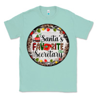 Seafoam christmas santas favorite secretary    light Classic Tee - AdoDesignShop