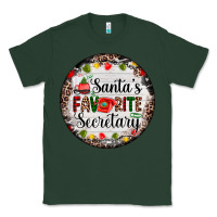 Sports Green christmas santas favorite secretary    light Classic Tee - AdoDesignShop