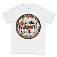 White christmas santas favorite secretary    light Classic Tee - AdoDesignShop