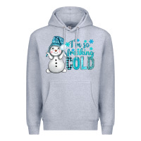 Heather Grey i'm so freaking cold bbs Premium Hoodie - BundleAndBundleShop