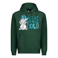Sports Green i'm so freaking cold bbs Premium Hoodie - BundleAndBundleShop