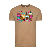 Vintage Coffee hairstylist coffee cups Vintage Tee - Zillion Design Studio