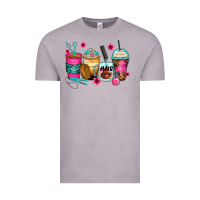 Vintage Zinc hairstylist coffee cups Vintage Tee - Zillion Design Studio