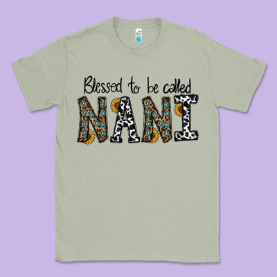 Blessed To Be Called Nanı Classic Tee Designed By Cowhidedigitalart