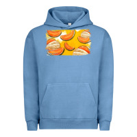 Pigment Pebble Blue Colorado Cantaloupe Background Urban Hoodie - Bettercallsaul