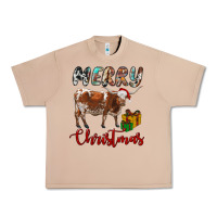 Burro Texas Longhorn Merry Christmas Urban Heavy Tee - RanaPortraitStore
