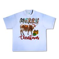 Grape Ice Texas Longhorn Merry Christmas Urban Heavy Tee - RanaPortraitStore