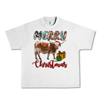 Lunar Rock Texas Longhorn Merry Christmas Urban Heavy Tee - RanaPortraitStore