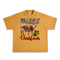 Peanut Butter Texas Longhorn Merry Christmas Urban Heavy Tee - RanaPortraitStore