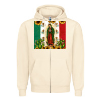 Sandshell our lady of guadalupe Zipper Hoodie - JahusDesignShop