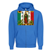 True Royal our lady of guadalupe Zipper Hoodie - JahusDesignShop