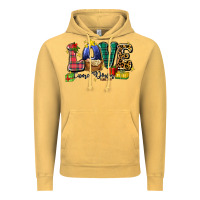 Vintage Mustard love came down luke 2 11 Vintage Hoodie - Zillion Design Studio