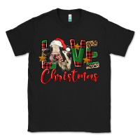 Black love christmas holstein heifer Classic Tee - FaDigitalArtStudio