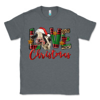 Charcoal Heather love christmas holstein heifer Classic Tee - FaDigitalArtStudio