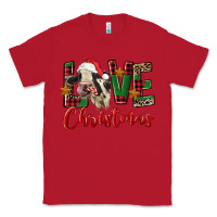 Red love christmas holstein heifer Classic Tee - FaDigitalArtStudio