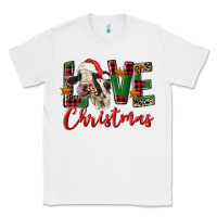 Love Christmas Holstein Heifer Classic Tee | Teevron