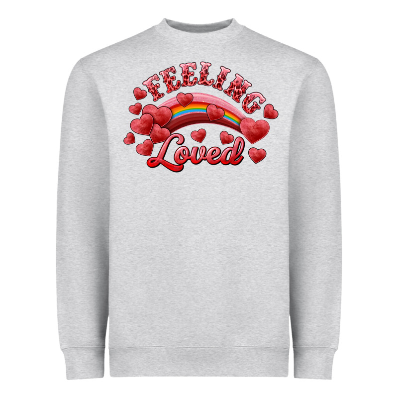 Feeling Loved Valentine's Day Heavyweight Sweatshirt by RanaPortraitStore | Teevron