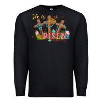 Black he is risen Premium Sweatshirt - MaliasSmallBusiness