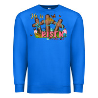 True Royal he is risen Premium Sweatshirt - MaliasSmallBusiness