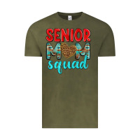 Vintage Olive senior mom squad Vintage Tee - texasbilliewilder