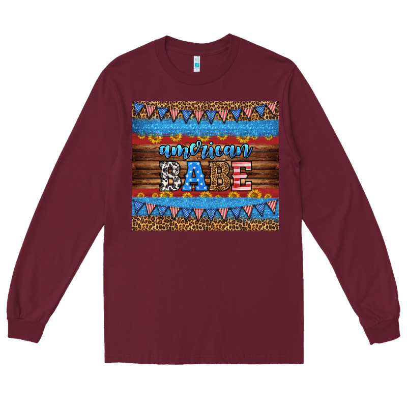 American Babe Tumbler Long Sleeve Tee by HRA Design Shop | Teevron
