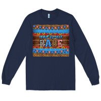 Navy american babe tumbler Long Sleeve Tee - HRA Design Shop