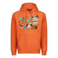 Carrot dog coffee cups with  food container bbs Premium Hoodie - BundleAndBundleShop