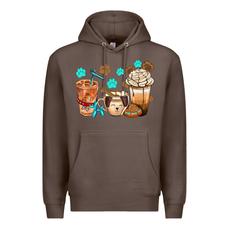 Dog Coffee Cups With  Food Container Bbs Premium Hoodie by BundleAndBundleShop | Teevron