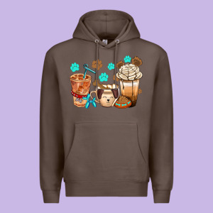 Dog Coffee Cups With  Food Container Bbs Premium Hoodie Designed By Bundleandbundleshop